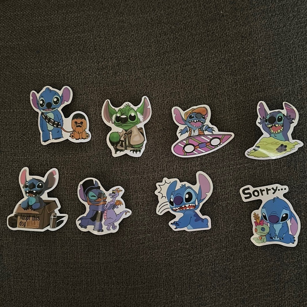 8 stitch decal/stickers